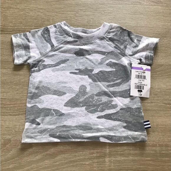 NWT … SPLENDID “Size: 3 - 6 Months” Camo Shirt - Picture 1 of 3